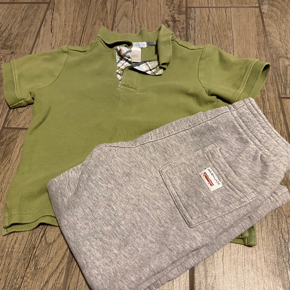 Janie and Jack boys shirt and pants lot